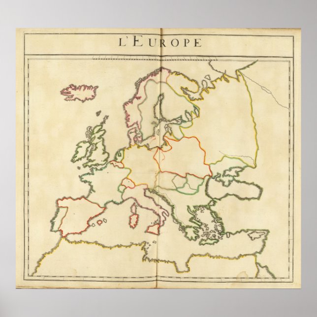 Europe by Religion Poster (Front)