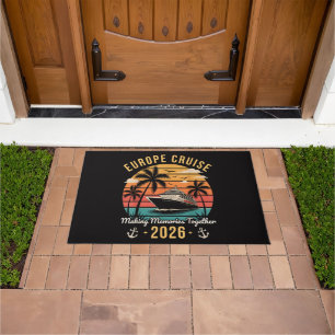 Europe Cruise Squad 2026 Family Matching Vacation Doormat