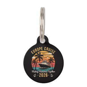 Europe Cruise Squad 2026 Family Matching Vacation Pet Tag