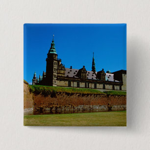 Europe, Denmark, Helsingor aka Elsinore), 15 Cm Square Badge