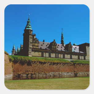 Europe, Denmark, Helsingor aka Elsinore), Square Sticker