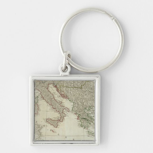 Europe divided into its kingdoms,  empires key ring (Front)