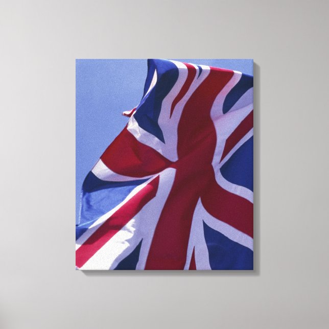 Europe, England, British flag Canvas Print (Front)