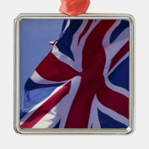 Europe, England, British flag Metal Tree Decoration