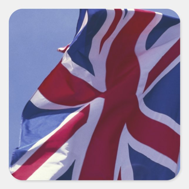 Europe, England, British flag Square Sticker (Front)
