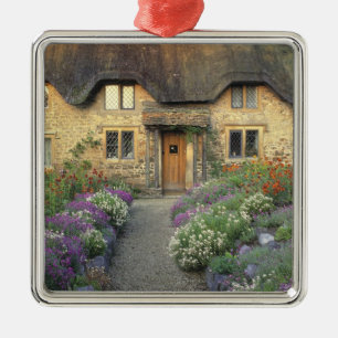 Europe, England, Chippenham. Early morning light Metal Tree Decoration