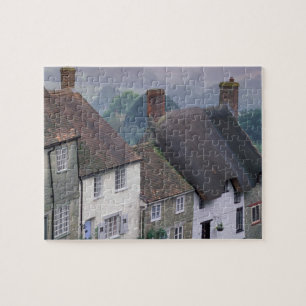 Europe, England, Dorset, Gold Hill, Shaftesbury. 2 Jigsaw Puzzle