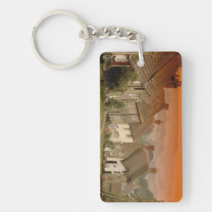 Europe, England, Dorset, Shaftesbury. Gold hill Key Ring