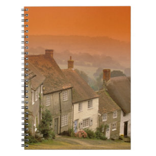 Europe, England, Dorset, Shaftesbury. Gold hill Spiral Notebook
