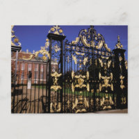 Europe, England, London. Gilded gate outside of 2