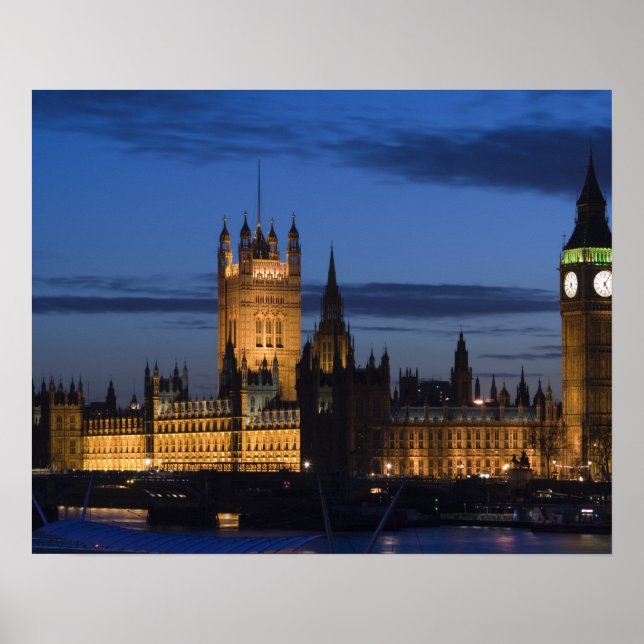 Europe, ENGLAND, London: Houses of Parliament / Poster (Front)
