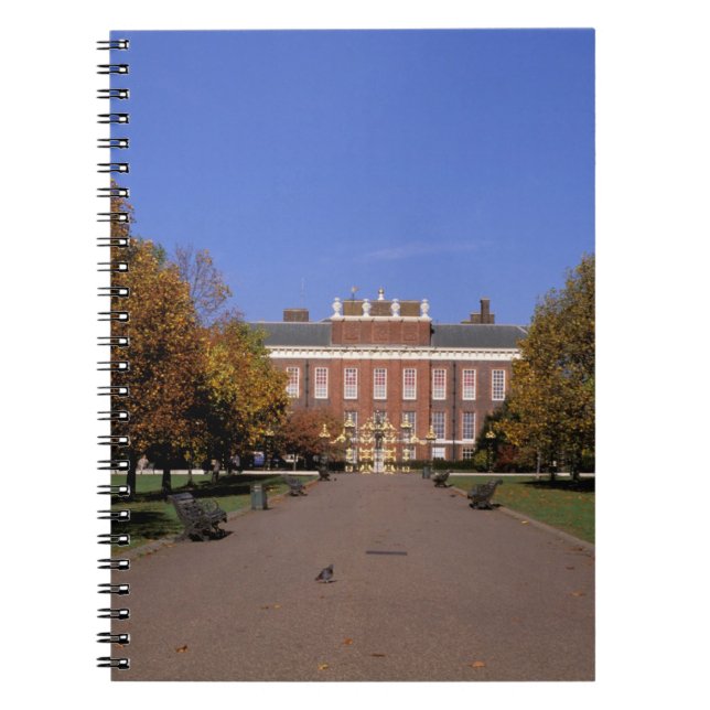 Europe, England, London. Kensington Palace in Spiral Notebook (Front)