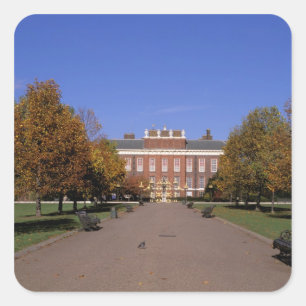 Europe, England, London. Kensington Palace in Square Sticker