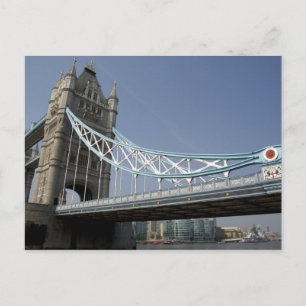 Europe, England, London. Tower Bridge over the 2 Postcard