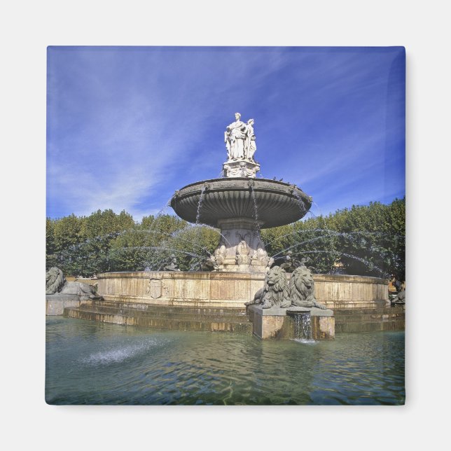 Europe, France, Aix-en-Provence. Fontaine de Magnet (Front)