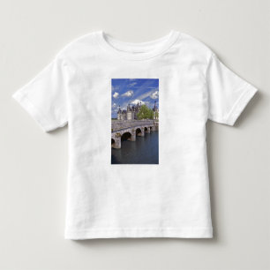 Europe, France, Chambord. A stone bridge leads Toddler T-Shirt