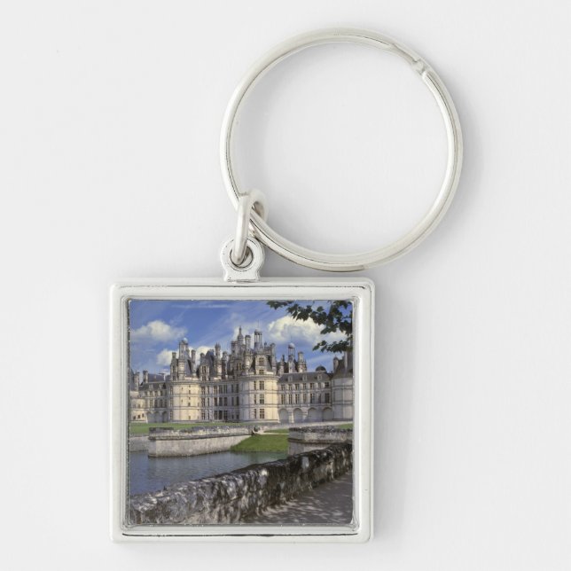 Europe, France, Chambord. Imposing Chateau Key Ring (Front)