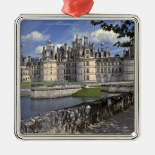 Europe, France, Chambord. Imposing Chateau Metal Tree Decoration