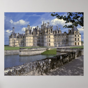 Europe, France, Chambord. Imposing Chateau Poster