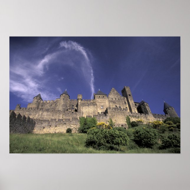 Europe, France, Languedoc; Aude; Carcassonne, Poster (Front)