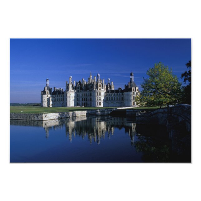 Europe, France, Loire Valley. Chateau Chambord Photo Print (Front)