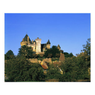 Europe, France, Montforte. The mediaeval castle Photo Print