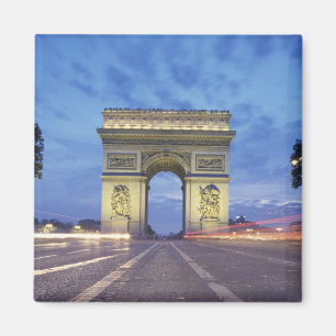 Europe, France, Paris. Arc de Triomphe as viewed Magnet