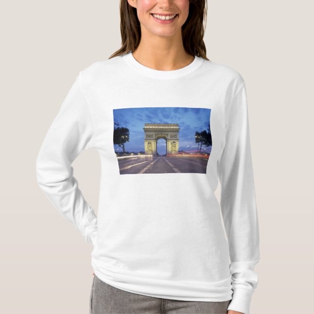 Europe, France, Paris. Arc de Triomphe as viewed T-Shirt (Front)