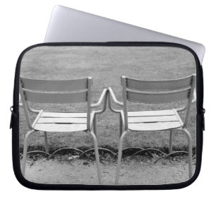 Europe, France, Paris. Chairs, Jardin du 2 Laptop Sleeve