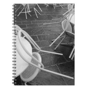 Europe, France, Paris. Chairs, Jardin du 4 Spiral Notebook