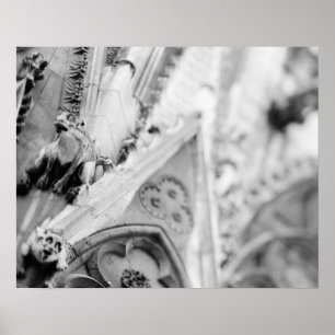 Europe, France, Paris. Detail: sculpture on Poster