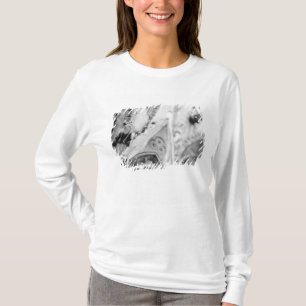 Europe, France, Paris. Detail: sculpture on T-Shirt