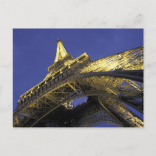 Europe, France, Paris, Eiffel Tower, evening 2 Postcard