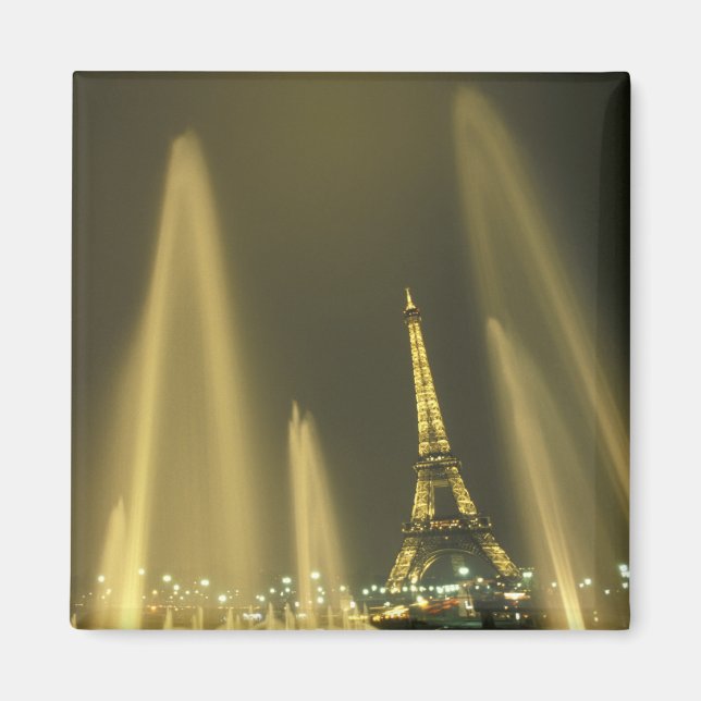 Europe, France, Paris, Eiffel Tower, evening Magnet (Front)