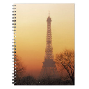 Europe, France, Paris. Eiffel Tower (Medium Spiral Notebook