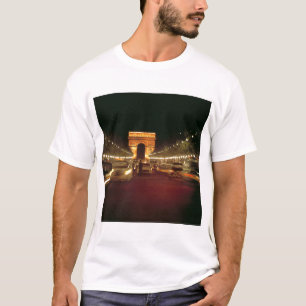 Europe, France, Paris. Evening traffic rushes T-Shirt