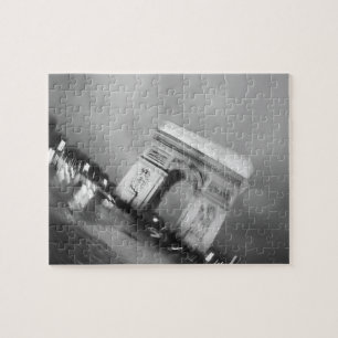 Europe, France, Paris. Spinning Arc de Triomphe Jigsaw Puzzle