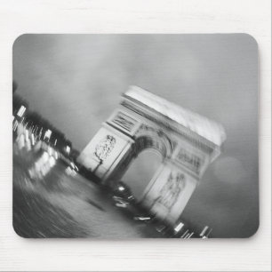 Europe, France, Paris. Spinning Arc de Triomphe Mouse Pad