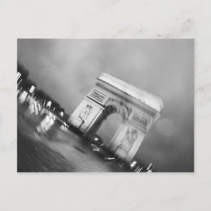 Europe, France, Paris. Spinning Arc de Triomphe Postcard
