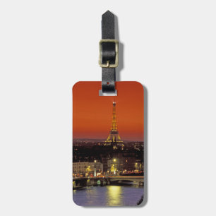 Europe, France, Paris. Sunset view of Eiffel Luggage Tag