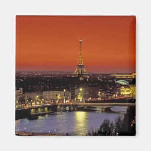 Europe, France, Paris. Sunset view of Eiffel Magnet