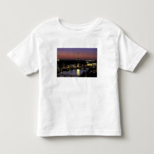 Europe, France, Paris, Sunset view of Eiffel Toddler T-Shirt