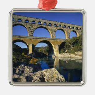 Europe, France, Pont du Gard. Pont du Gard, Metal Tree Decoration