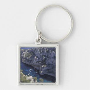 Europe, France, Provence, Calanques. Limestone Key Ring