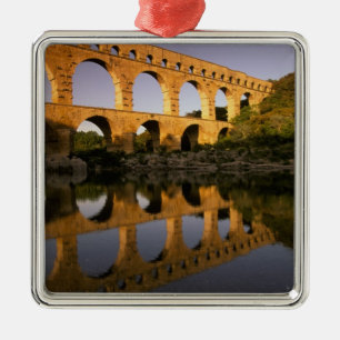 Europe, France, Provence, Gard. Pont du Gard, Metal Tree Decoration