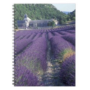Europe, France, Provence. Lavander fields Spiral Notebook
