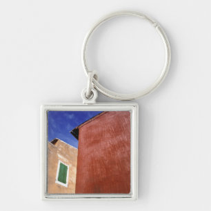 Europe, France, Roussillon. Colourful walls are Key Ring