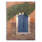 Europe, France, Roussillon. Ivy covers the wall