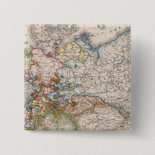 Europe, Germany, Austria 15 Cm Square Badge