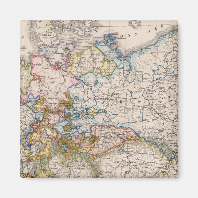 Europe, Germany, Austria Magnet (Front)